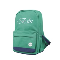Sac à dos étudiant personnalisé en usine, style color-block simple, en tissu Oxford, avec bretelles réglables, sac à dos double épaule durable
