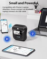 Phomemo M220 étiqueteuse code-barres imprimante d'étiquettes sans fil 80mmimprimante thermique adresse de vêtements postale Compatible téléphone portable