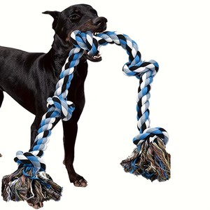 manufacturer direct teeth grinding cleaning self fun bite relaxation pet dogs bite braided <b>ropes</b> toys - Product Image 1