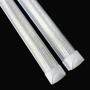 Alto brilho 1200mm 1500mm 4ft 36w 58w t8 v-forma dupla integrada tubo de luz