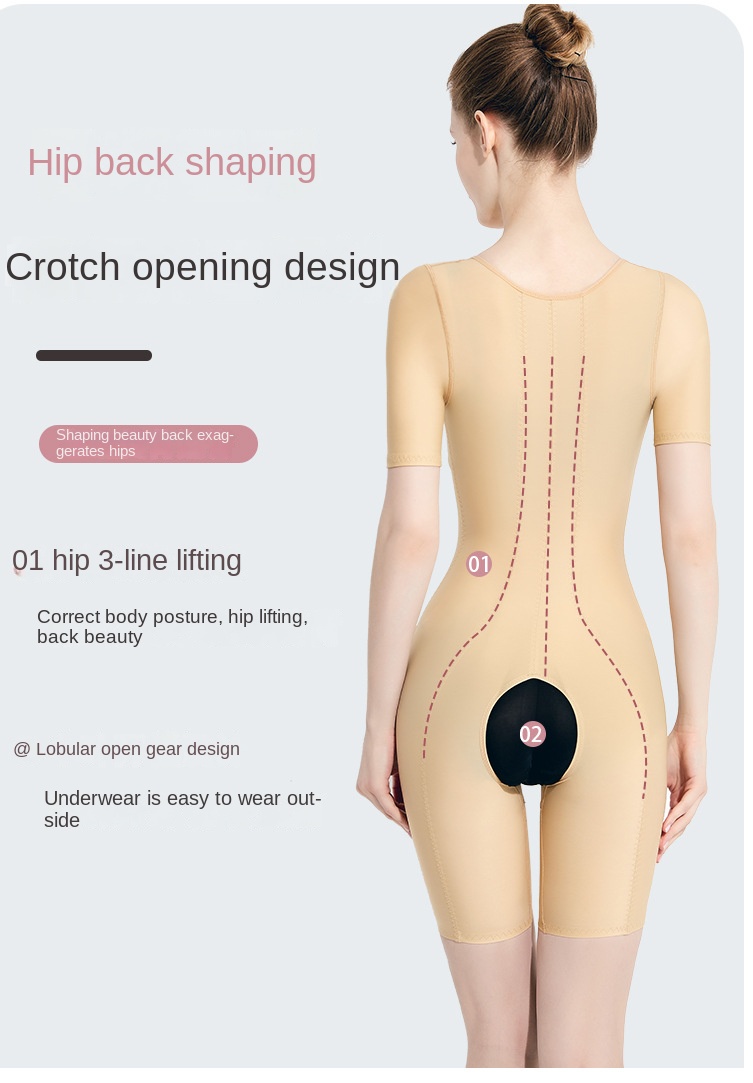 ZOYIAME Colombiana Faja Stage 2 High Compression BBL Full Body Shaper One-Piece Post Surgery OP Shaping Bodysuit Shapewear Women