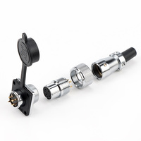 Conector Hembra de Latón Invertido para Aviación WS16, 2-10 Pines, Cable de Conexión para Instrumentación de Sensores Aeroespaciales, Clasificación IP65