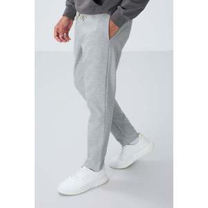 Pantalon de survêtement gris texturé pour homme, coupe standard - 82155 - Gris - Product Image 3