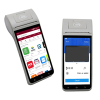 Terminal POS Móvil Android con SDK Gratuito, Escáner de Código de Barras e Impresora Térmica para Impresión de Facturas Z91, Compatible con Lector de Tarjetas NFC