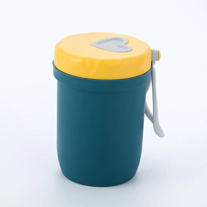 Tùy chỉnh thiết kế lò vi sóng an toàn 1000ml rơm lúa mì Hộp Ăn Trưa lớn xách tay kép Tier rò rỉ bằng chứng Stackable BPA thực phẩm miễn phí - Product Image 5