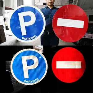 Fabricants Panneau d'impression de panneaux routiers réfléchissants de haute qualité en aluminium personnalisé Panneau d'avertissement de sécurité routière