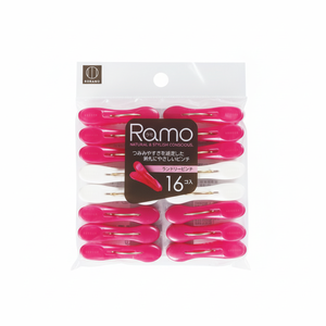 RAMO 16 pezzi Pink/bianco per biancheria spille da bucato Premium per una comoda organizzazione - Product Image 1