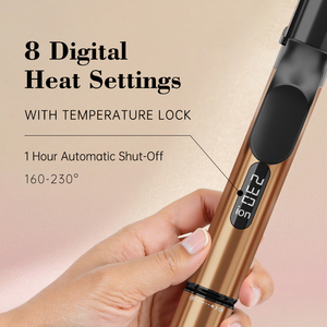 Herramienta de Peinado Profesional <span class=keywords><strong>con</strong></span> Calor Ajustable y Pantalla Digital, Rizador de <span class=keywords><strong>Pelo</strong></span> Eléctrico para Uso en Salón y en Casa - Product Image 2
