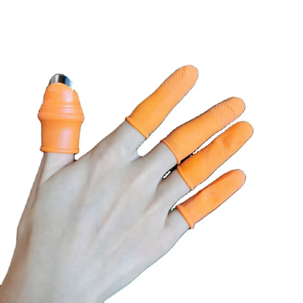 Cortador de pulgar de silicona para dedos, utensilio de protección para recolección de frutas y verduras, T1570