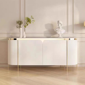 Luxuriöser Flurmöbel Minimalistischer Steinplatten-Esszimmerschrank für Wohnzimmer mit Großer Stauraumkapazität für Küchennutzung - Product Image 3