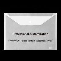 Dossiers de Classement A4 en Plastique Transparent à Bouton Pression avec Logo Personnalisé