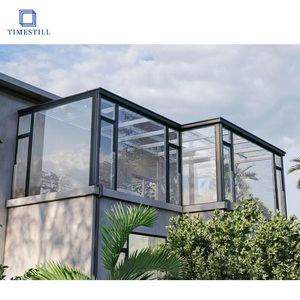 Terraza de aluminio con solárium |   Invernadero de Vidrio Ahorrador de Energía con Doble Acristalamiento Aislante para Casas en el Reino Unido y Europa - Product Image 4