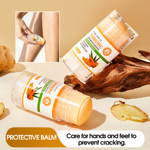 Bálsamo en Barra Hidratante para Manos y Pies con Perla y Cúrcuma para el Cuidado de la Piel Agrietada - Product Image 4