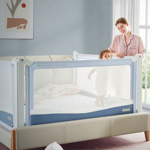 Bebé lettino Guard stampato sicurezza per bambini portatile bambino lettino guardia Babi Set di dimensioni <span class=keywords><strong>barriera</strong></span> sul comodino recinzione Non tossico - Product Image 4