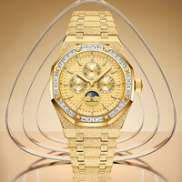 Reloj de Pulsera Versátil y de Alta Gama para Hombre, Nuevo Modelo de Moda con Diseño de Estrella, Reloj Mecánico para Hombre