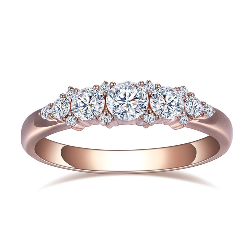 18K+เพชรแล็บ(เหลือง/ขาว/โรส)