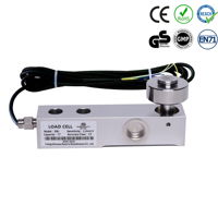Capteur de pesage à cisaillement 250kg 500kg 1t 2t 3t 5t en acier inoxydable C3 2Cr13 IP67 Série XBJ pour peseuses trémies/dosage industrielles