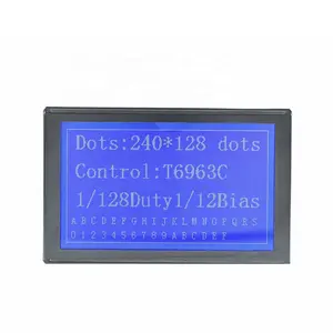 מסך lcd מותאם אישית 240*128 נקודה lcd התרמוסטט מטר fstn lcd תצוגת lcd