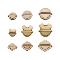 Fermoir de sac à main en métal tendance avec bouton de fermeture