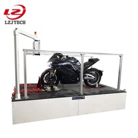 Banc d'essai de dynamométrie de châssis de moto, simulation routière complète du véhicule, test de durabilité et de performance énergétique pour moto électrique