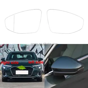 Otomatik yedek parçalar yan aynalar yansıtıcı Lens dikiz aynası lensler cam isıtma ile 1 adet Audi A3 için 2021 2022 2023