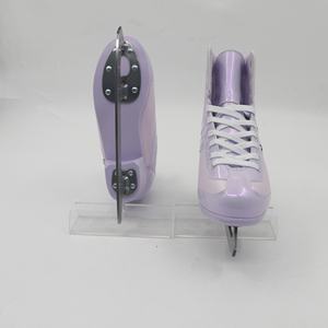 <span class=keywords><strong>Pattini</strong></span> da ghiaccio termico lilla lucido-ciondoli alla caviglia con stella di cristallo per il pattinaggio artistico femminile - Product Image 6