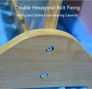 Soporte de Bambú de 3 Niveles Personalizado y Duradero para Copas de Champán, con Capacidad para 18 Copas, Ideal para Fiestas - Product Image 4