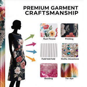 Yfy Tùy Chỉnh <span class=keywords><strong>2025</strong></span> Phụ Nữ Tweed Dress Đính Cườm Cổ Ngắn Tay Áo Mỏng Phù Hợp Với Thanh Lịch Đảng Mặc Mùa Xuân Mùa Hè - Product Image 4