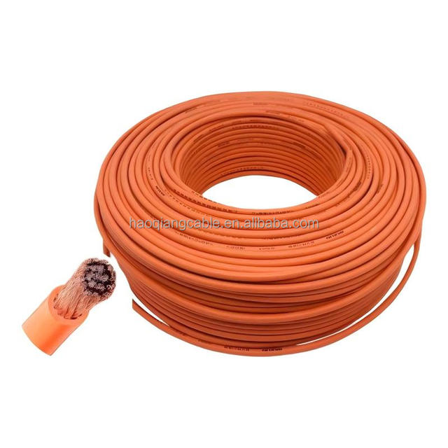 Flexible Portable EV Charging Cable Orange 10mm 16mm 25mm 35mm 50mm Copper XLPO XLPE Electric Car Cable for Charging Station