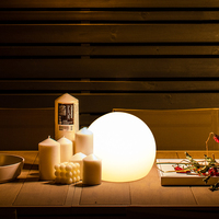 Lampe boule à LED rechargeable Globe Mood Lamp étanche décorative sans fil Orb Light Télécommande Dimmable Night Light