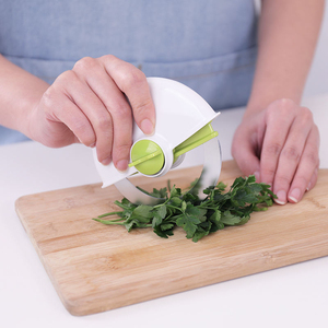 Cuchillo de Acero Inoxidable de Primera Calidad al por Mayor de Fábrica, Utensilio de Cocina Multifuncional, Rebanador de Cuchillas Giratorias, Cortador Manual de Verduras - Product Image 4