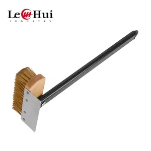 pizza cutter brush oven brush 90cm long aluminium alloy handle oven brush for cleaning pizza oven