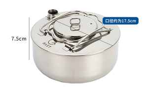 Stainless Steel Durable Portable 1.5L Boiling Tea <strong>Kettle</strong> with Anti-heat Handle for Hiking <strong>Camping</strong> Outdoor Use - Product Image 6