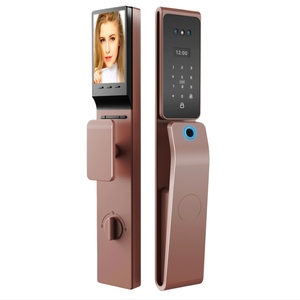 Rose Gold 3D mặt sang trọng IP68 kính thông minh khóa nhà máy Bán buôn giá rẻ tuya TT kỹ thuật số thẻ thông minh Key grey khóa cửa điện tử - Product Image 1