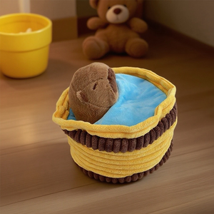 Peluches personnalisées Capybara <span class=keywords><strong>de</strong></span> 35 cm, fabrication <span class=keywords><strong>de</strong></span> jouets en peluche, jouets en coton PP, jouets en peluche pour enfants, jouets en peluche <span class=keywords><strong>de</strong></span> Noël - Product Image 1