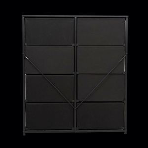Modern Living Room Fabric <b>Cabinets</b> with 8 Drawers Freestanding Design Durable Construction - Product Image 2