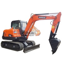 Excavator Crawler Doosan DH DX60 6 Ton Bekas Tahun 2022, Bucket 0.22 M3, Mesin Yanmar 38 kW