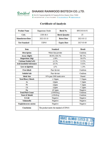 Rainwood Magnesiumoxide Poeder 58% Magnesium Rijk aan Magnesium Voedingssupplement - Product Image 2