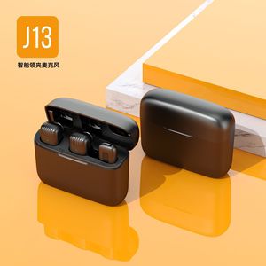 J13 Lavalier <b>Microphone</b> <b>Wireless</b> One To Two With Digital Display Charging Case For Live Streaming Recording - Product Image 1
