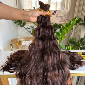 Vente en gros de cheveux humains vierges bruts 100% alignés dans le sens des cuticules, lisses comme des baguettes, double épaisseur, qualité 10A 12A 15A, cheveux bruts vietnamiens en vrac pour revendeurs - Product Image 3