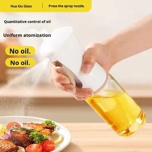 Botella pulverizadora de aceite Novax al por mayor, de vidrio, para cocina, especial para freidoras de aire, de grado alimenticio, antiadherente, pulverizador a presión, atomizador sin residuos, Wenzhou - Product Image 2