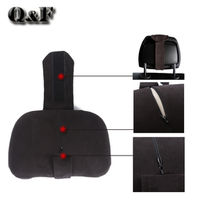 Appuie-tête de siège de voiture réglable en cuir perforé <span class=keywords><strong>Mercedes</strong></span>-Benz personnalisable pour les longs trajets, <span class=keywords><strong>coussin</strong></span> de nuque de voiture - Product Image 5