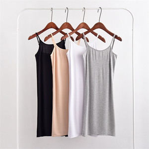 <span class=keywords><strong>Robe</strong></span> en Modal pour femmes, bretelles Spaghetti, gilet, jupe, <span class=keywords><strong>sous</strong></span>-<span class=keywords><strong>robe</strong></span>, Camisoles, slip, <span class=keywords><strong>jupon</strong></span> intérieur - Product Image 2