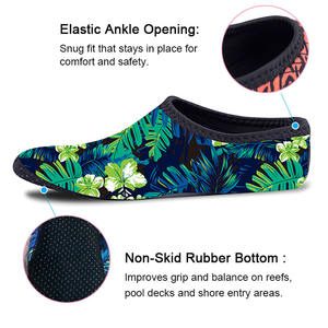 Chaussettes de plongée en néoprène SBART 2 mm antidérapantes, résistantes aux coupures, imprimées, courtes pour adultes, plongée en apnée et apnée libre - Product Image 3