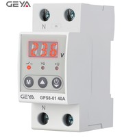 Dispositif de protection contre les surtensions numérique miniature pour GPS8-01 63A 220VAC, certifié CE, boîtier moulé, protecteur de tension réglable