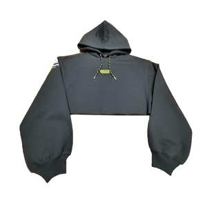 Sudadera con Capucha Negra de Peso Pesado con Estampado Desgastado para Hombre, Chaqueta con Capucha, Esencial para Invierno, Estilo Urbano, Tallas Grandes - Product Image 1