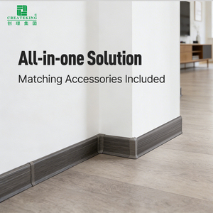 Rodapié de PVC SPC de 70 mm de Primera Calidad, Moderno, Duradero y Ecológico, Ideal para Pisos SPC LVT, Hospitales y Escuelas - Product Image 3