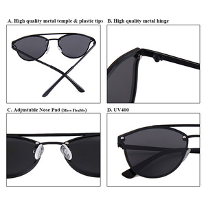 Nuevas Gafas de Sol de Moda para Mujer, Montura Metálica, Lentes de PC con Protección UV400 para Pesca, Aire Libre y Estilo - Product Image 5