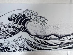 Black & White Japan Art Great Waves Mouse Pad Gaming Office <span class=keywords><strong>Computer</strong></span> Mouse Pad Xxl muslimwaterproof - Product Image 5