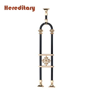 Sang trọng đồng cầu thang lan can vàng màu đồng thau cầu thang lan can <span class=keywords><strong>Brass</strong></span> váy cưới đường ray <span class=keywords><strong>Brass</strong></span> lan can các bộ phận - Product Image 6